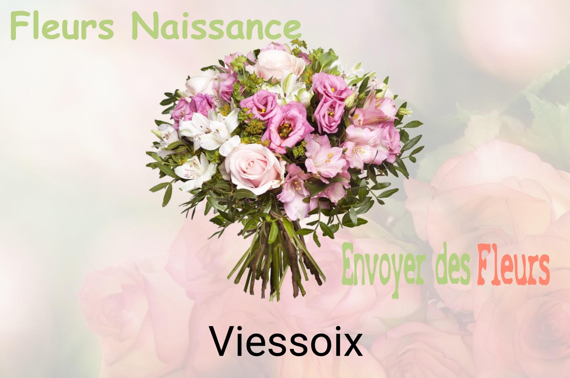 Bouquet de fleurs de naissance livré à Viessoix